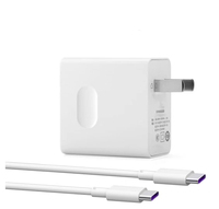 Chargeur mural rapide Usb c 65w Pd Chargeur mural USB 56w Chargeur de téléphone de voyage avec type-c à type-c