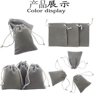 Bolsa de Terciopelo con Cordón para Joyería, Bolsa de Almacenamiento de Joyería, Bolsa de Regalo de Terciopelo Personalizada con Logotipo - Product Image 6