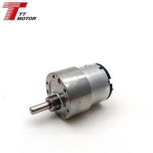 El fabricante suministra motores de engranajes miniatura de 12V CC con larga vida útil y rotación reversible, de 37 mm de diámetro. - Product Image 5