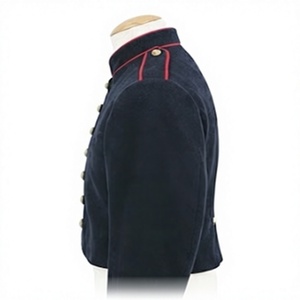 Blazer en Laine Vintage pour Homme à Col Montant et Boutons, Reproduction Personnalisée avec Logo, Vestes Type Blouson - Product Image 3
