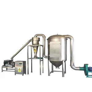 stainless steel super fine powder masala powder grinding machine cocoa powder production line