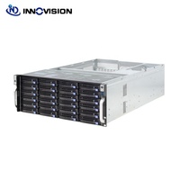 Hochwertiges 4U 24 HDD Hot-Swap-Bay E12 G12 Backplane-Option L560mm L650mm Rack-Mount-Servergehäuse