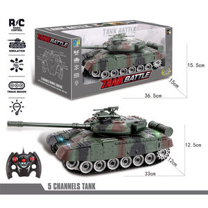 88RC DH666-61C Simulation <span class=keywords><strong>T90</strong></span> Militaire Rc Réservoir 2.4g 5 Canaux Télécommande Crawler Stunt Rc Réservoir, 360 Degrés Rotation Rc Réservoir - Product Image 2