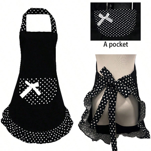 RRBXIA <span class=keywords><strong>Tabliers</strong></span> amusants à nœud papillon pour filles, tablier <span class=keywords><strong>de</strong></span> <span class=keywords><strong>cuisine</strong></span> pour femmes, tablier <span class=keywords><strong>de</strong></span> pâtissière avec poche - Product Image 6