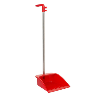 Ensemble balayette et pelle à long manche pour usage domestique, balayette pliable avec manche en plastique et tête de balayette en PET - Product Image 4