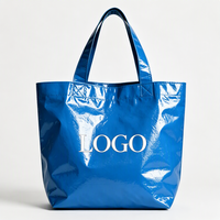 Sacs en PP tissés de haute qualité en gros, sacs fourre-tout imperméables recyclables en PP laminé pour le shopping