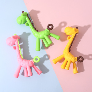 Anneau de fixation pour sucette et jouet de <span class=keywords><strong>dentition</strong></span> en silicone de qualité alimentaire, doux pour bébé, traité pour la découpe - Product Image 5