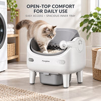 Bac à litière automatique pour chat V6 4 kg, autonettoyant, avec contrôle par application, alerte de bac plein et désodorisant par pulvérisation