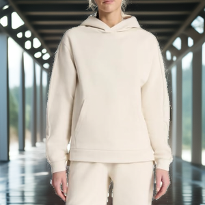 Sudaderas con capucha y cremallera extragrandes y holgadas de algodón 100% para hombre y mujer, forradas para invierno, transpirables, de peso pesado, con estampado en relieve, OEM - Product Image 2