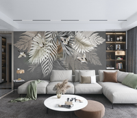 Wallpaper Mural Lukisan Minyak Pantai Monet Kustom untuk Ruang Tamu, Dinding Latar Belakang TV, Dekorasi Dinding Kafe, Hotel, Restoran
