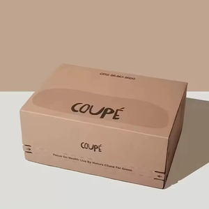 Caja de Cartón Corrugado Personalizada para Envío, con Adhesivo Autoadhesivo Desprendible y Tiras de Desgarre para Ropa - Product Image 2