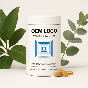 Suplemento Nutricional para el Crecimiento del Cabello para Mujeres de Marca Privada, Cápsulas de Biotina, Suplemento Capilar - Product Image 3