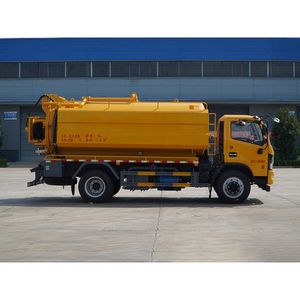 Camión de succión y limpieza de aguas residuales de alta presión, vehículo multifuncional para limpieza de alcantarillado para saneamiento municipal - Product Image 1
