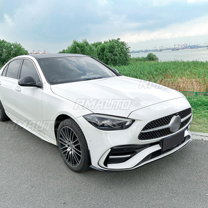 กันชนหน้าลิปสปอยเลอร์ชุดตัวแยกที่ครอบกันเปื้อนสำหรับ Mercedes-Benz C-Class S206 W206 C260 AMG 2022 + - Product Image 5