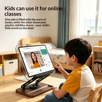 Support de lecture en acrylique, support de tablette, pas d'installation requise, fixation par clip pour livre, outil d'étude de bureau pour étudiants