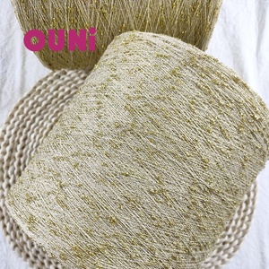 Prezzo più conveniente Stock verity colori filo filo metallico a goccia stile DTY 100% poliestere filato fantasia con nodo in poliestere - Product Image 2