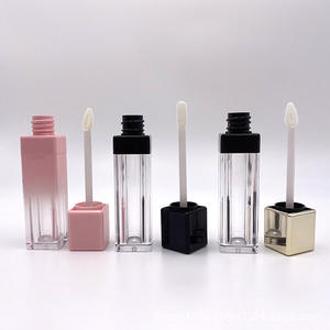 Rosa nero top <span class=keywords><strong>big</strong></span> 8ML tubi per lucidalabbra contenitore per tubo per rossetto liquido vuoto tubi per lucidalabbra quadrati bacchetta - Product Image 4