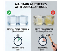 Triolock 3s Colle Super Forte Cyanoacrylate Acrylique à Prise Instantanée Haute Pureté Précision Anti-Colmatage pour Emballage et Transport