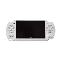 Console de jeu portable rétro X6 PSP, 1500 mAh, écran 4,3 pouces, prise en charge de la sortie TV, boîte de jeux, mini console de jeux vidéo portable open source