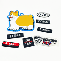 Parches Personalizados en Relieve 3D de Silicona, Goma y PVC, Lavables, con Botón, para Ropa, Bolsas, Zapatos, Termoadhesivos, Tamaño Personalizado, Sin Pedido Mínimo