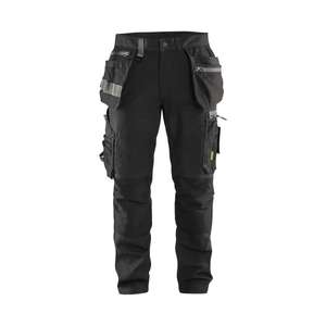 BLAKLADER - 159918609900D120 Craftsman <b>trousers</b> with <b>stretch</b> <b>Black</b> - EAN 7330509810996 WORK <b>TROUSERS</b> CARGO WORK <b>TROUSERS</b> - Product Image 1