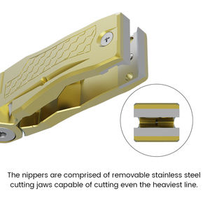 Vislijn Clipper Aluminium <span class=keywords><strong>Mini</strong></span> Vislijn Snijders Tang Om Fijne Nylon Lijn Te Snijden - Product Image 4