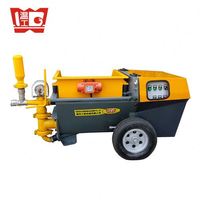 Turbosol MINI AVANT Piston Mortier Plâtrage et Pulvérisation Machine 3 Phase 2.2KW 30L/min Moteur Importé
