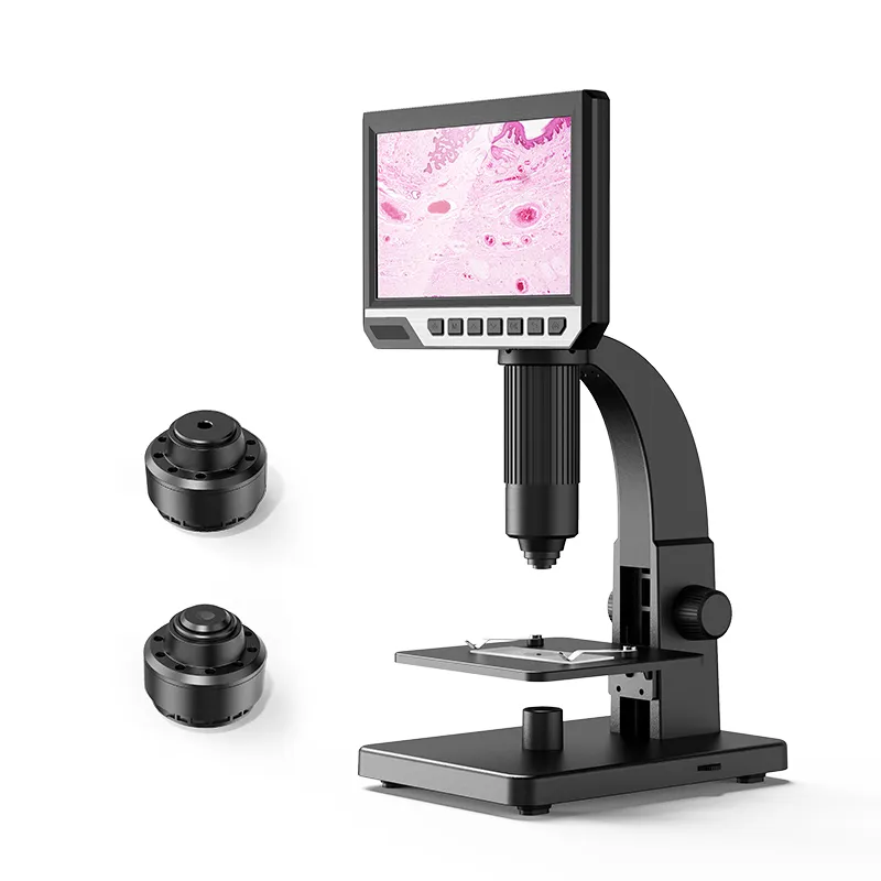 Microscopio de mano con cámara Industrial inalámbrica, 7 pulgadas, Lcd, Digital, para inspección Pcb