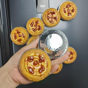 แม่เหล็กติดตู้เย็นรูปทาร์ตไข่ 3 มิติ, ของตกแต่งบ้านรูปอาหารเสมือนจริง - Product Image 4
