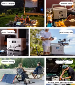 Estación de Energía Portátil de 300W con Voltaje Global AC, Batería LiFePO4, Inversor de Onda Sinusoidal Pura, Compatible con Energía Solar, Almacenamiento de Energía para Hogar y Camping - Product Image 6