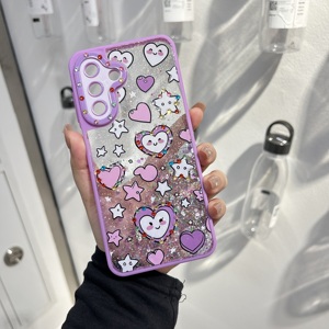 Fundas Para celular Epoxy long lanh in trường hợp điện thoại cho Samsung A06 4G A26 5g A17 A56 5g A36 5g A16 4G - Product Image 2