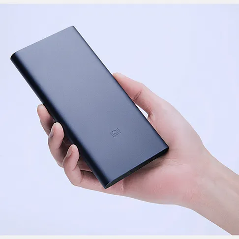 울트라 슬림 사용자 정의 로고 10000mAh Xiaomi Mi 전원 은행 외부 배터리 전원 은행 Xiaomi 18W 빠른 충전 USB 출력 전원 은행