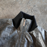 Veste bomber en cuir matelassée surdimensionnée à fermeture éclair avec poche, de haute qualité, personnalisée OEM, pour l'hiver, pour hommes