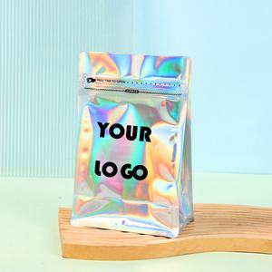 Custom Printed Logo Frosted Aluminum Foil Plastic Flat Bottom Coffee <b>Bean</b> <b>Bags</b> Packaging Pouch <b>Square</b> Coffee <b>Bags</b> With Valve - Product Image 6