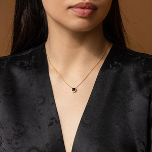 Elegante estilo de lujo moda gema colgante collar cadena chapada en oro con múltiples colores gema colgante collar joyería para mujer - Product Image 5
