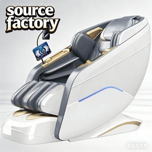 เก้าอี้นวด Source Factory รุ่น 4840 SL รางเลื่อน 4D หุ่นยนต์นวดมือ 4 จุด นวดทั่วร่างกาย ใช้ในบ้าน ระบบไฟฟ้า - Product Image 1