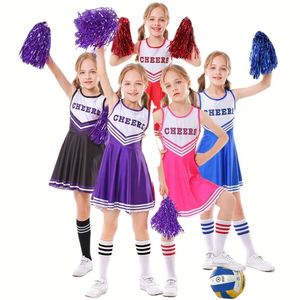 Ventes d'usine directes enfants CHEERS bébé Lala équipe vêtements cinq couleurs sans manches robe de football Halloween chaussettes pour femmes - Product Image 1