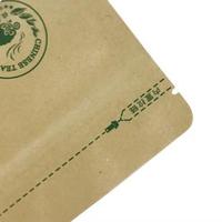 Sacs de conservation alimentaire en papier kraft, avec fenêtre transparente frontale, fermeture éclair thermoscellable, écologiques et réutilisables, vente en gros