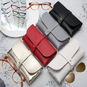 Sarawang sottile custodia per occhiali da sole in pelle elegante custodia per occhiali per gruppo, grazie regali - Product Image 1