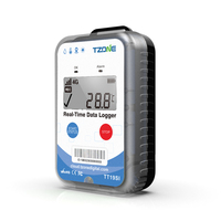 TT19SI Mini enregistreur de données jetable 4G/5G Global Real-Time Temperature Humidity Recorder Portable for Truck Use with GPS GSM