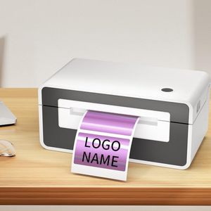 Etiquetas Adhesivas Térmicas de Papel Plateado Holográfico Impermeable de 2.25x1.25 Pulgadas, Rollo de 500 Unidades para Promoción de Pequeñas Empresas - Product Image 6