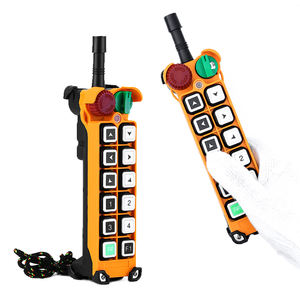 European Style F24-12S Series Single Speed 12 <b>Channel</b> Overhead Double Girder Crane 12V Wireless Remote Waterproof <b>Plastic</b> 24V - Product Image 4