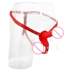 Silikon tragbare Penis Sex Artefakt Leder Strap-On Dildo PU Spaß Lederhose - Product Image 1