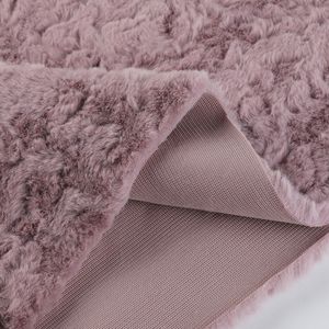 100% Polyester <span class=keywords><strong>15Mm</strong></span> Đánh Răng Giả Giả Sang Trọng Thỏ Lông Thú Vải Cho Sofa/Áo Khoác - Product Image 1