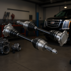 Ejes de Transmisión Delanteros Izquierdo y Derecho para Cadillac Escalade, Eje CV de Acero Nuevo para Reemplazo o Reparación - Product Image 2
