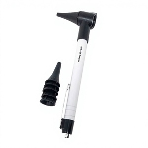 Otoscope médical portable pour diagnostic ORL, mini otoscope à fibre optique, otoscope de poche médical, couleur blanche, professionnel - Product Image 1