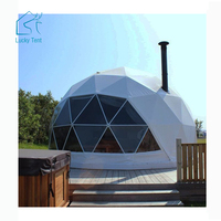 Tente de luxe en toile imperméable 4 saisons pour famille, grand Camping, Safari