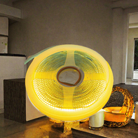 Lampu Strip LED Cob RA90 320 LED 12V/24V Lebar 8mm Fleksibel PVC IP44 untuk Rumah Kantor Gedung