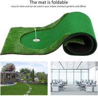 Tapis de golf à frapper pour l'entraînement en herbe artificielle de simulation résidentielle