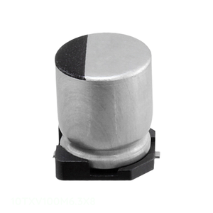 Authorized Distributor 100 uF Surface Mount 10TXV100M6.3X8 CAP ALUM 100UF 20% 10V SMD Capacitor - Product Image 1